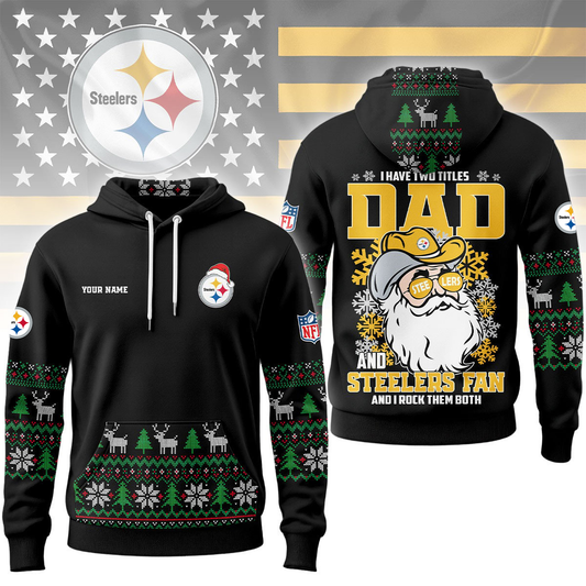 PS Premium NFL Personalized Papa Claus Hoodie DDT CTND