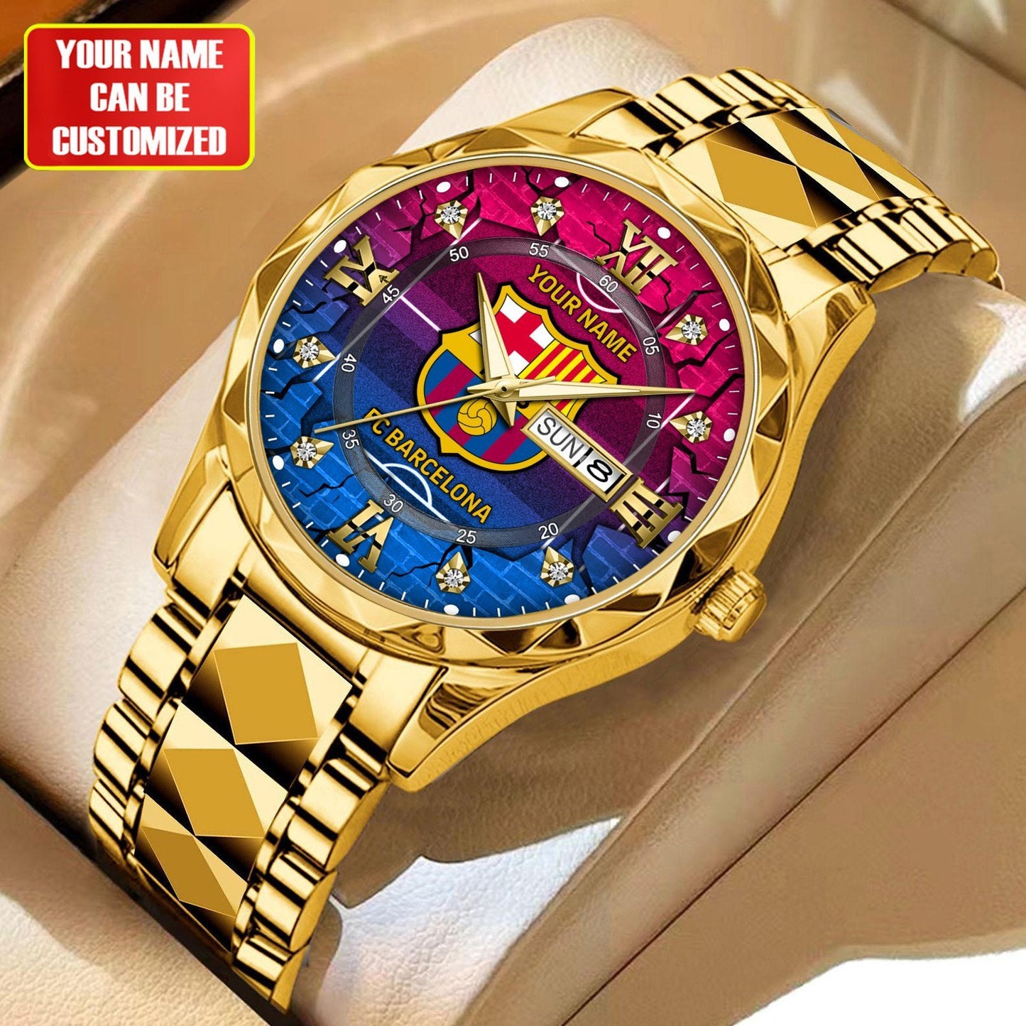 Personalized FCB x Alloy Luxury Quartz Watch DATND TANTD 281025