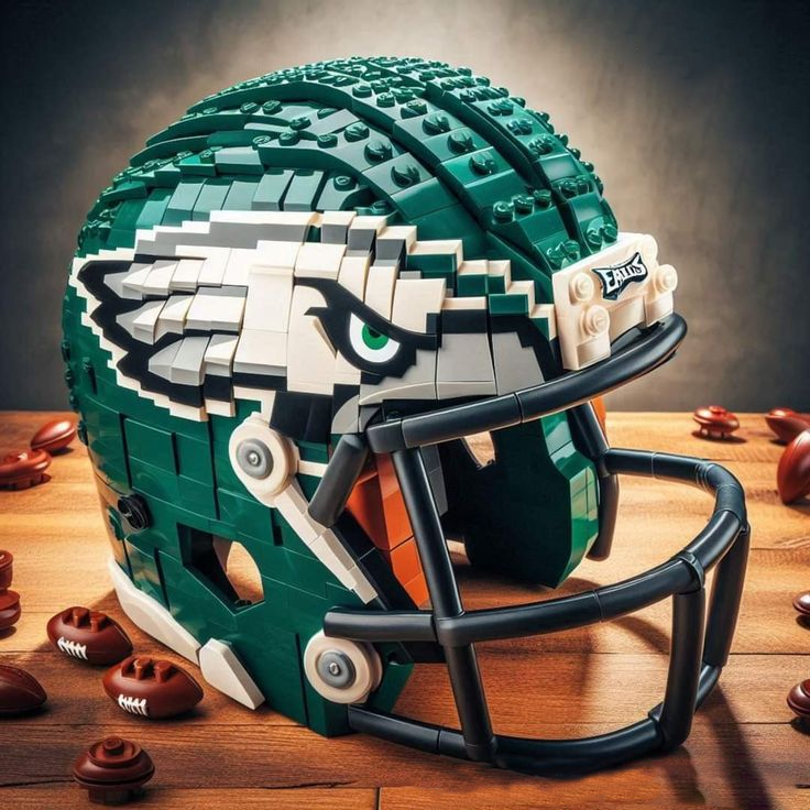 NFL Teams Helmets Armed With LEGO-Like Blocks DDT CTND KAN