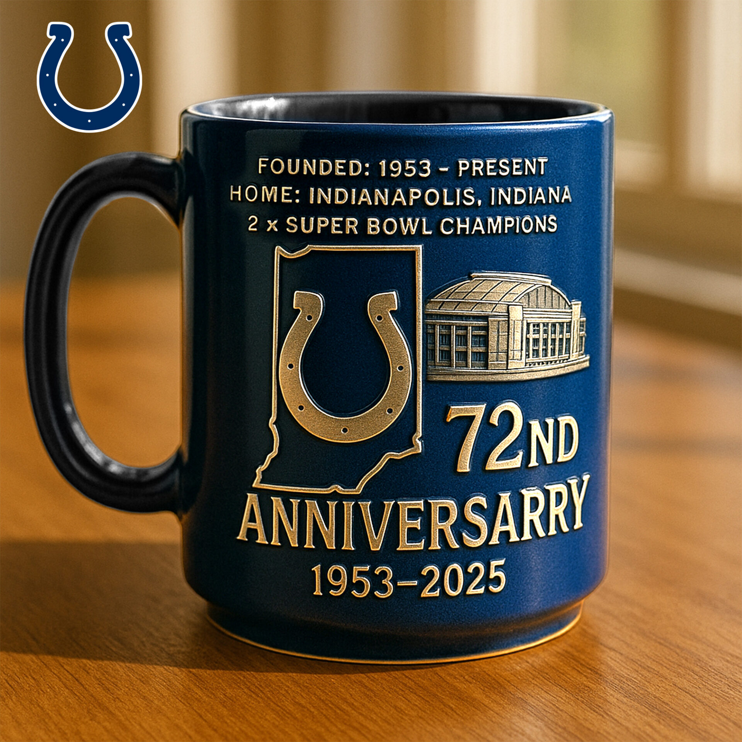 Premium NFL IND The Anniversary Mug V1 NMD TTV