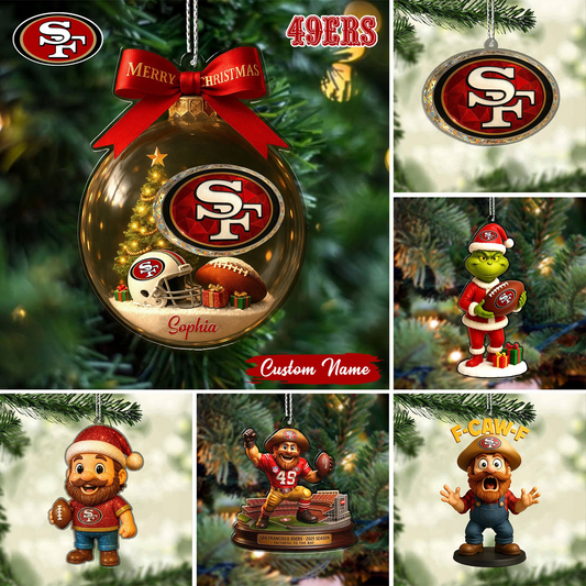Premium NFL SF Chrismast Ornament V4 NMD TTV