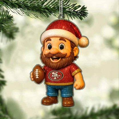 Premium NFL SF Chrismast Ornament V4 NMD TTV