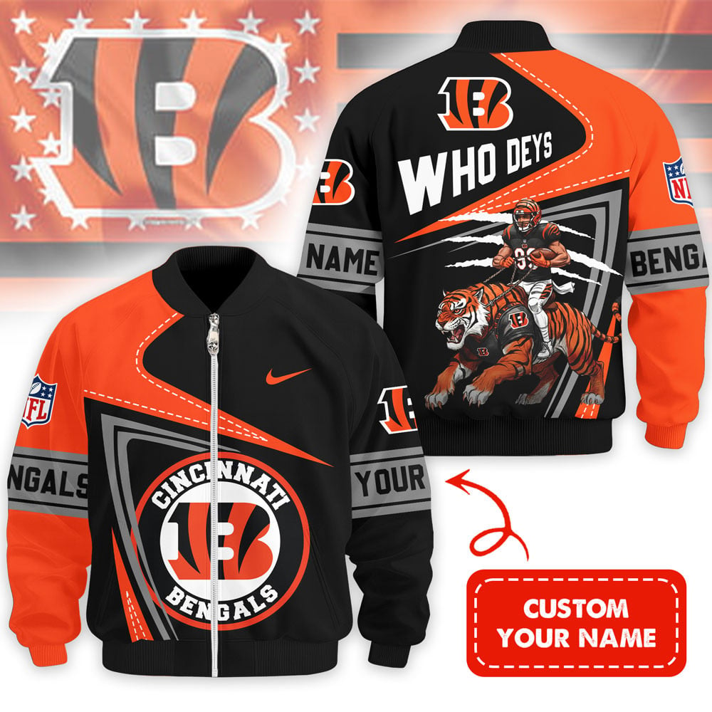 Premium NFL X BEN Game Day 3D Bomber Jacket NDT TDT