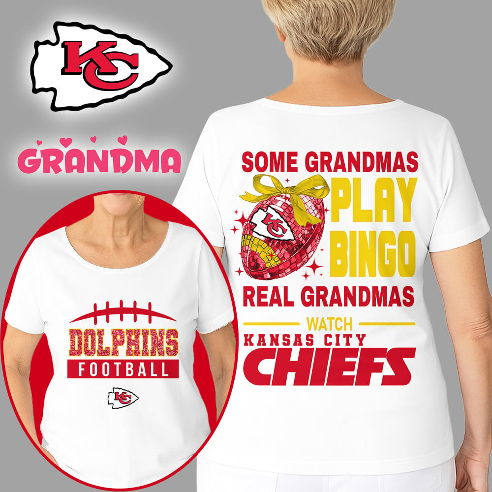 Premium NFL X KC Football Grandmas Fan 3D SHIRT  NDT NHM