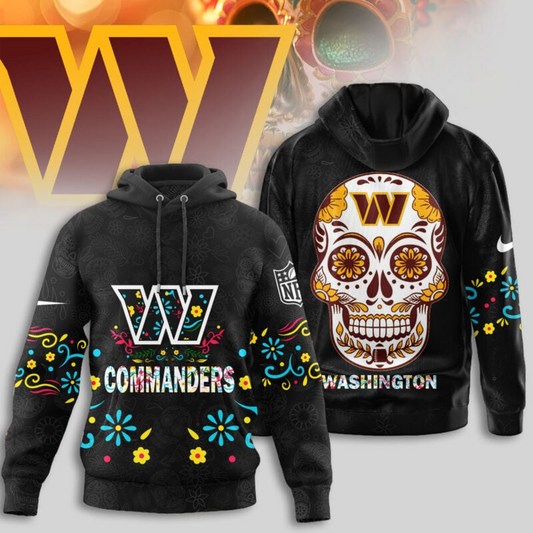 Premium NFL X WAS  Dia de los Muertos Limited Editions Hoodie NDT NHM