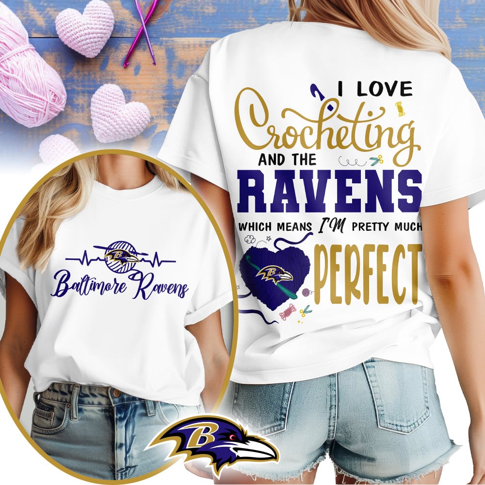 Premium NFL x BAL Crochet Fan 3D Shirt NDT NHM 2810