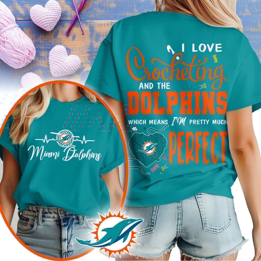 Premium NFL x MIA Crochet Fan 3D Shirt NDT NHM 2810