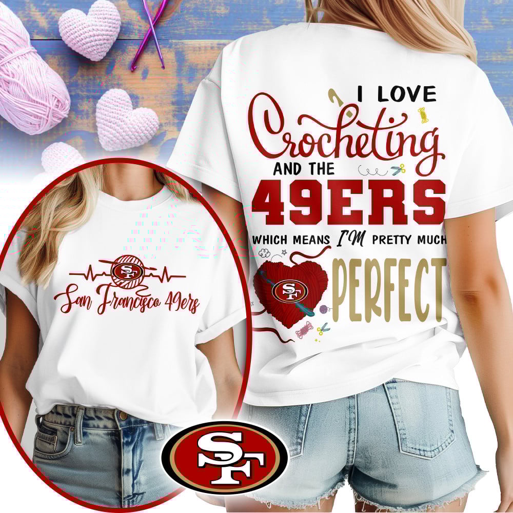 Premium NFL x SF Crochet Fan 3D Shirt NDT NHM 2810