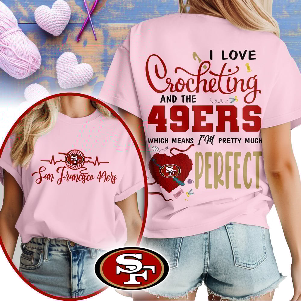 Premium NFL x SF Crochet Fan 3D Shirt NDT NHM 2810