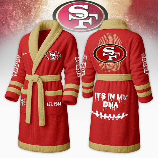Premium NFL x SF Fleece Bathrobe NDT TDT