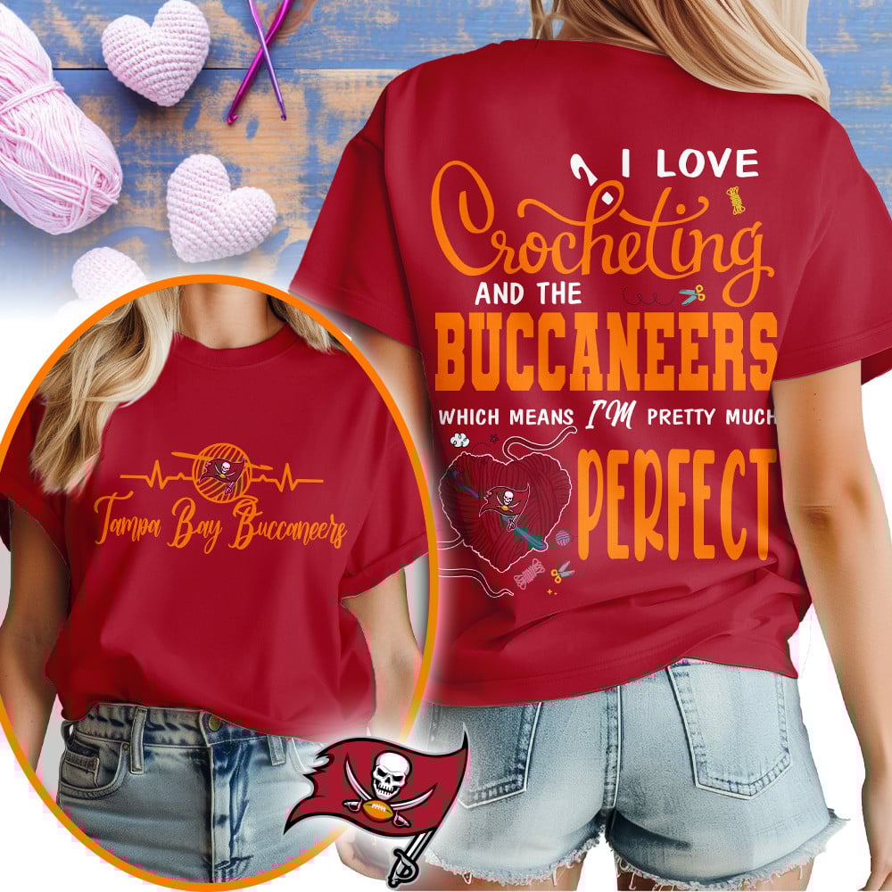 Premium NFL x TB Crochet Fan 3D Shirt NDT NHM 2810