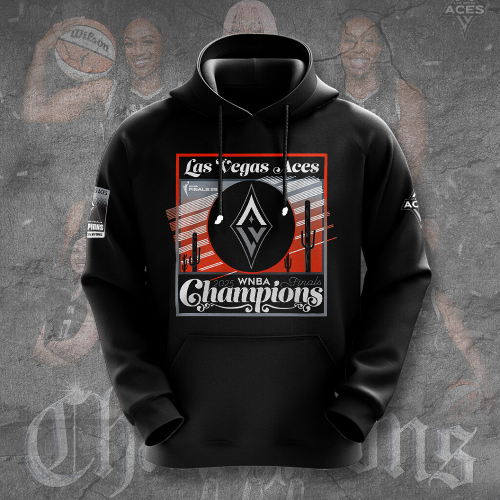 Premium WNBA LVA Champions 2025 Hoodie V10 NMD TTV