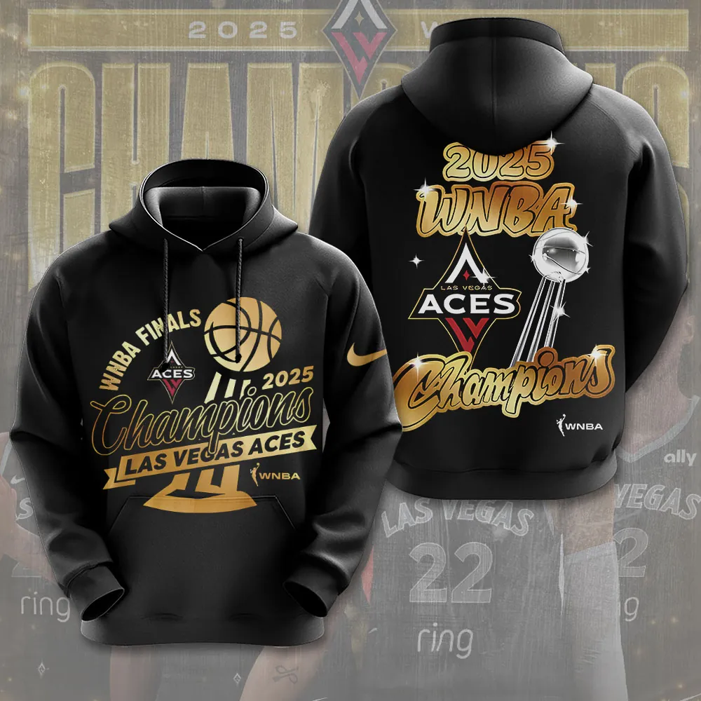 Premium WNBA LVA Champions 2025 Hoodie V17 NMD TTV