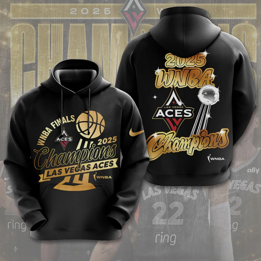 Premium WNBA LVA Champions 2025 Hoodie V17 NMD TTV