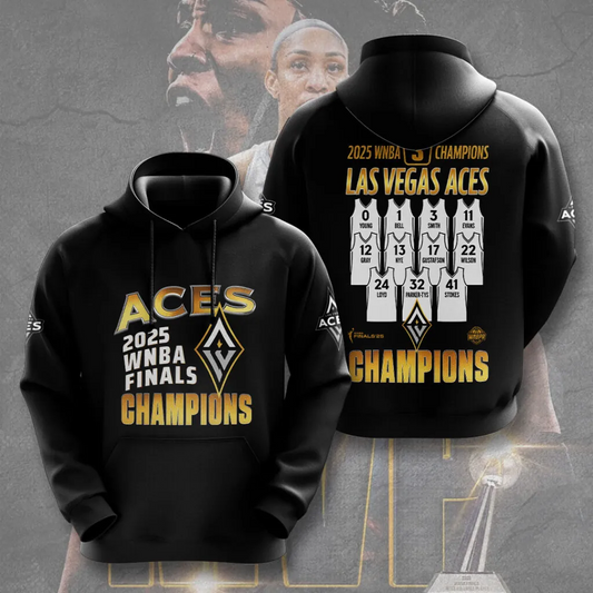 Premium WNBA LVA Champions 2025 Hoodie V2 NMD TTV