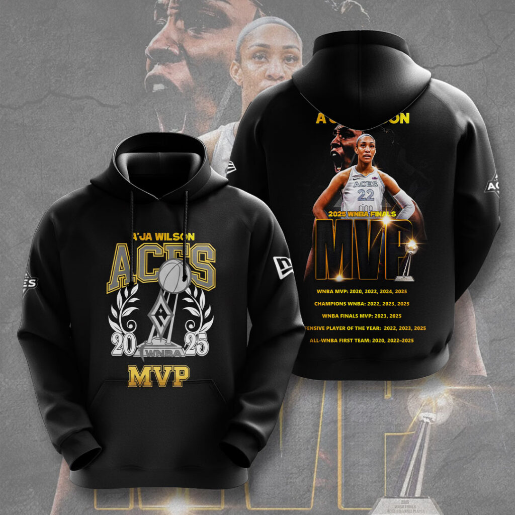 Premium WNBA LVA Champions 2025 Hoodie V9 NMD TTV