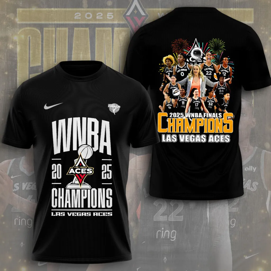 Premium WNBA LVA Champions 2025 T-shirt V15 NMD TTV