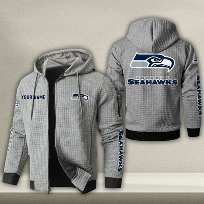 SEA x NFL Quilted Zip Hoodie DatND DVT