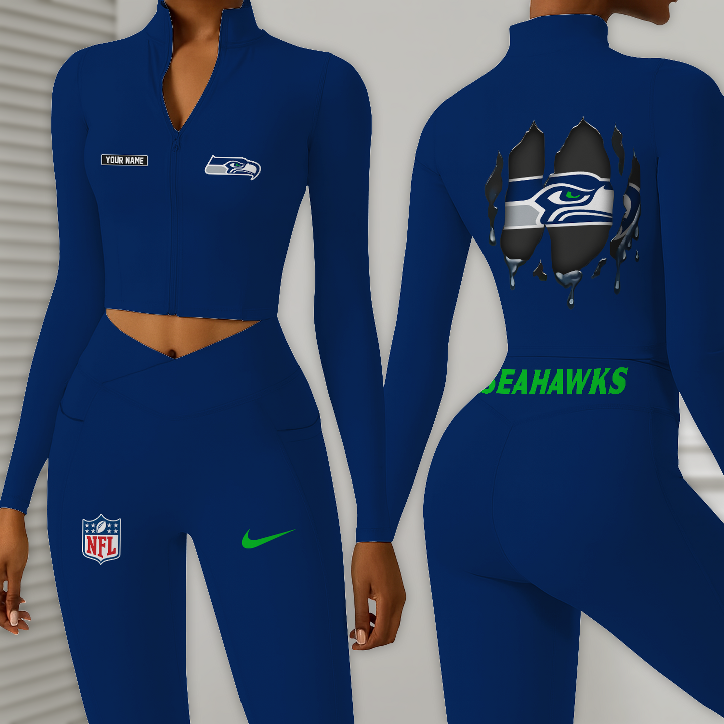 SEA x NFL Women's Activewear Set DatND DVT