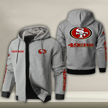 SF x NFL Quilted Zip Hoodie DatND DVT