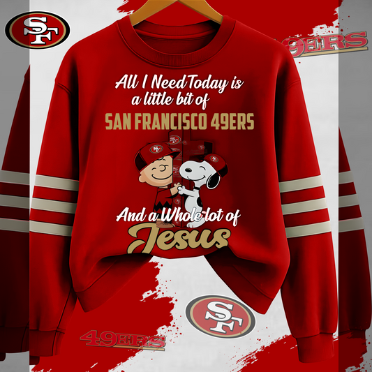 SF49 And A Whole Lot Of Jesus Sweashirt DDT HLPHUONG