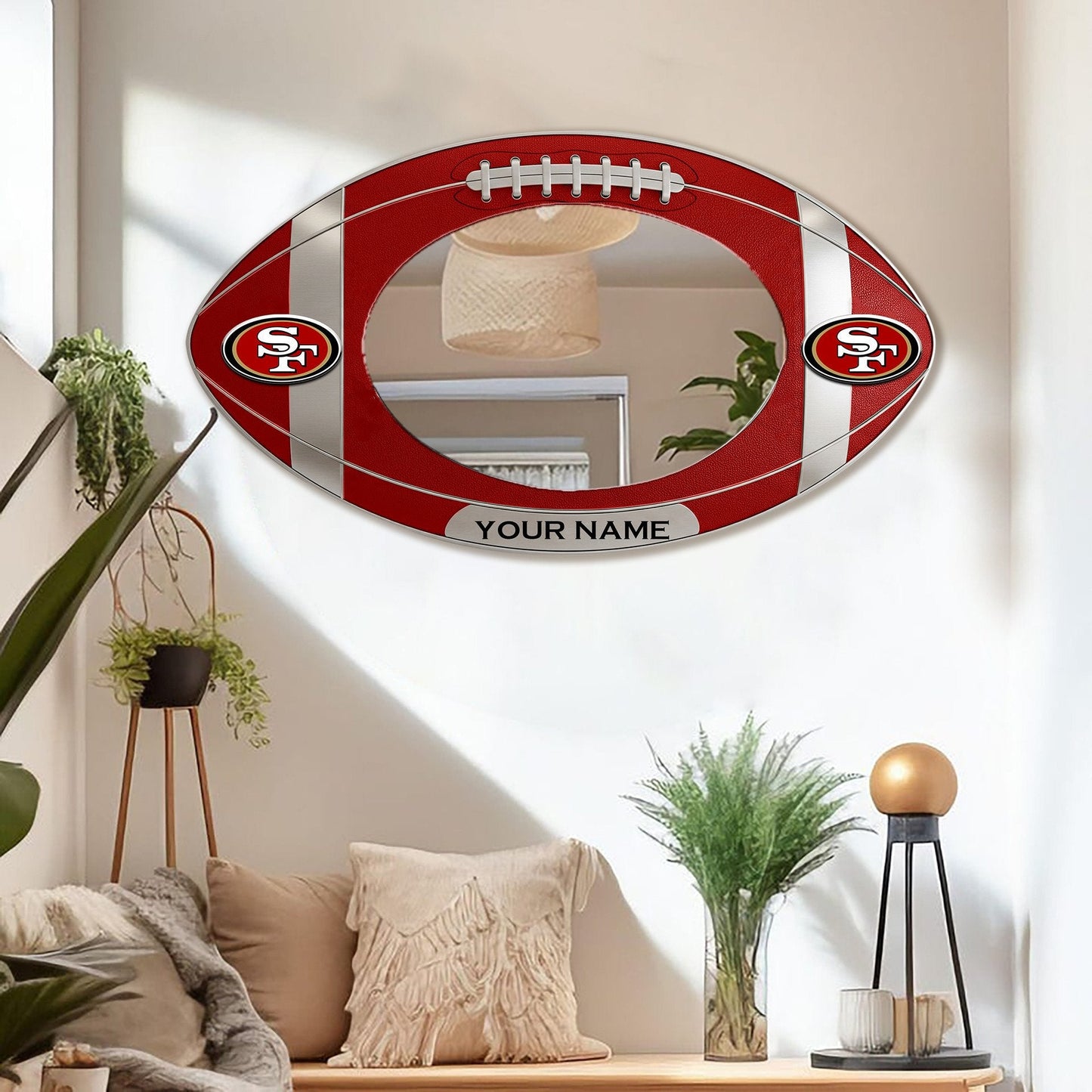 SF49 Custom NFL Wall Mirror Decor For Fan DDT CTND