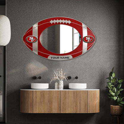 SF49 Custom NFL Wall Mirror Decor For Fan DDT CTND