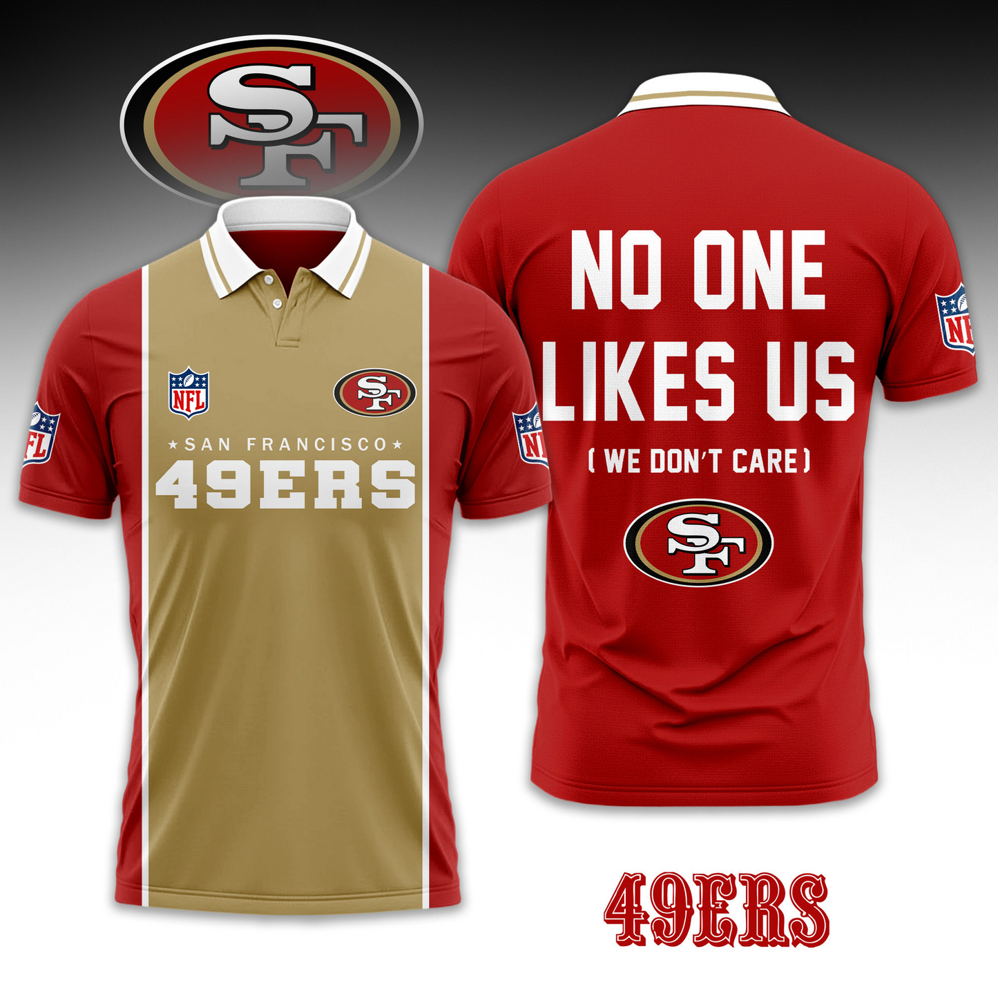 SF49 NFL No One Like Us Polo Shirt DDT HLPHUONG