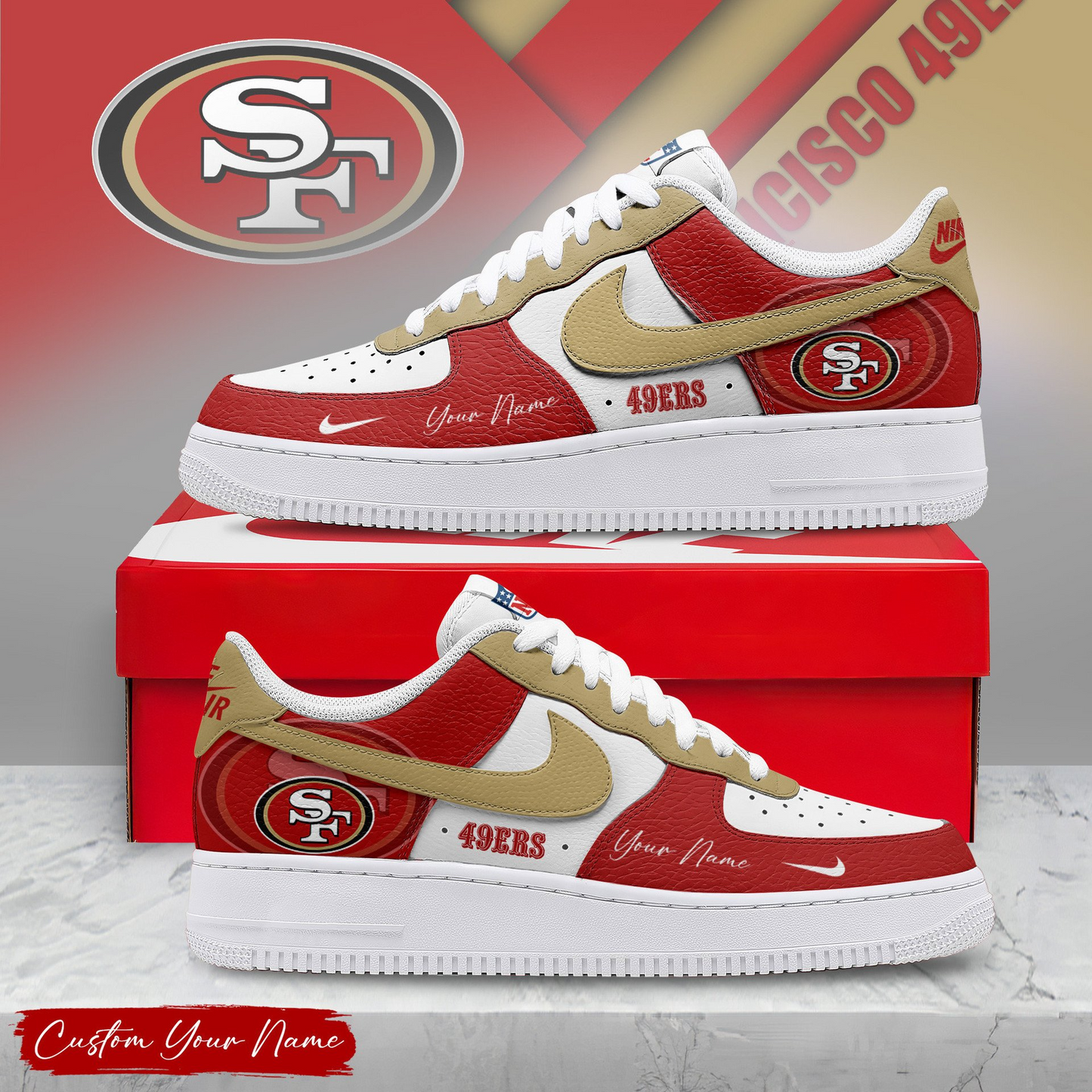 SF49 Premium AF1 Sneakers Victory Pride DDT CTND