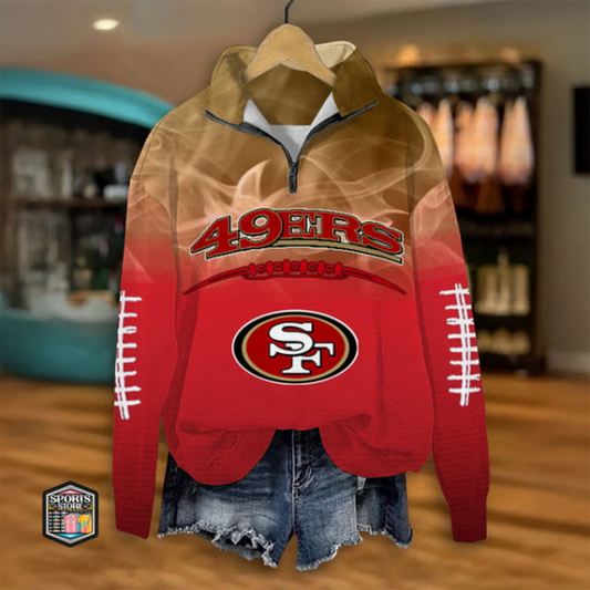 SF49 Premium Women Quarter-Zip Hoodie DDT CTND