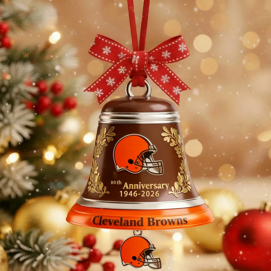 SIGNATURE NFL X CLEVE CHRISTMAS BELL 2025 NDT NHM