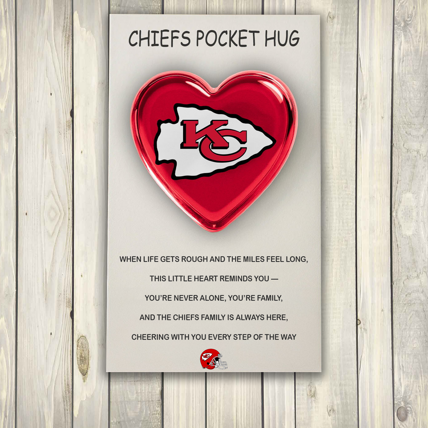 SIGNATURE NFL X KCC POCKET HEART FOR BIG FAN 20 NDT TDT