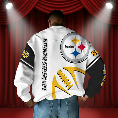 SIGNATURE NFL X PIT Graphic Crew Neck Over Sized Sweatshirt 2025 NDT NHM