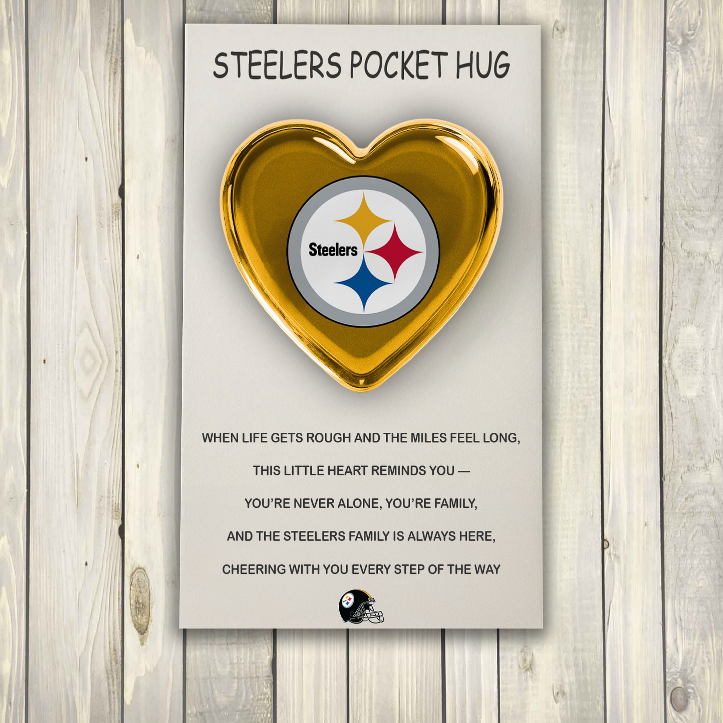 SIGNATURE NFL X PIT POCKET HEART FOR BIG FAN 20 NDT TDT