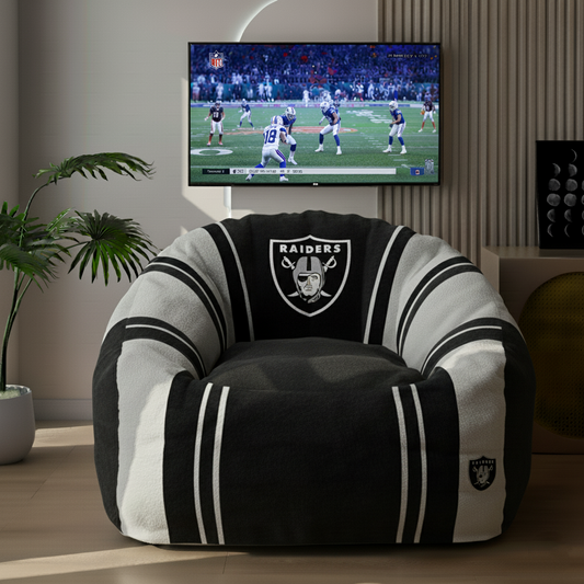 SIGNATURE NFL X RAI  Team Lazy Sofa Chair Ultimate Game Day Lounger for True Fans NDT TDT 3010