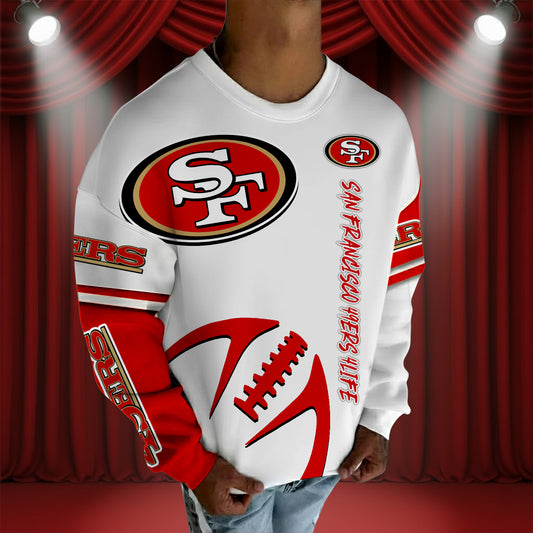 SIGNATURE NFL X SF Graphic Crew Neck Over Sized Sweatshirt 2025 NDT NHM