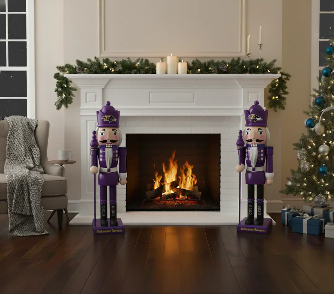 Signature Whoville X BATI Holiday Spirit Collectible Team Nutcracker Decoration Statue  NDT