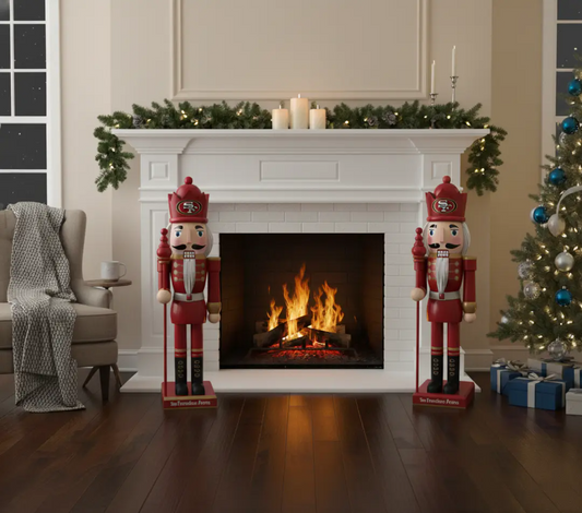 Signature Whoville X SF Holiday Spirit Collectible Team Nutcracker Decoration Statue  NDT