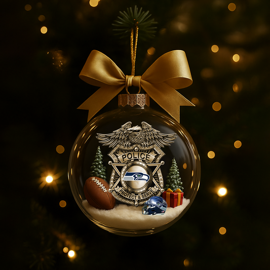 SS Premium Law Enforcement Appreciation Day Ornament DDT CTND