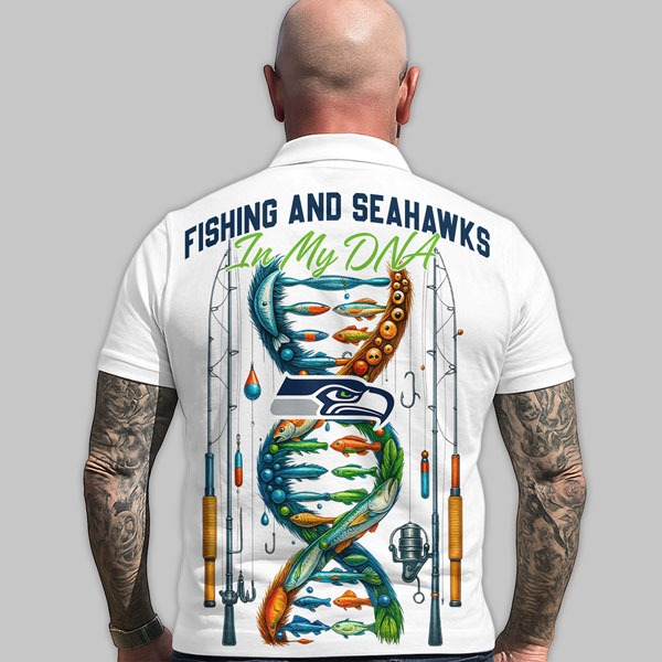 SS Premium NFL Fishing In My DNA Polo Shirt DDT CTND