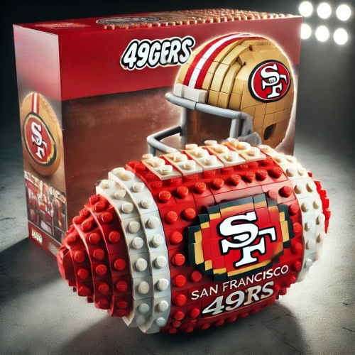 NFL Team Building Block Football Set DDT CTND KAN