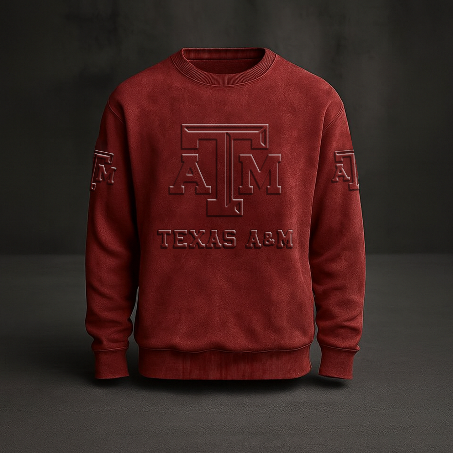 TAMU Embossed SweatShirt DatND DVT