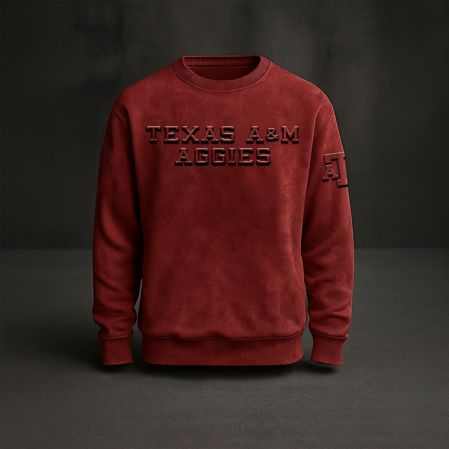 TAMU x NCAA Embossed Sweat Shirt DATND TANTD