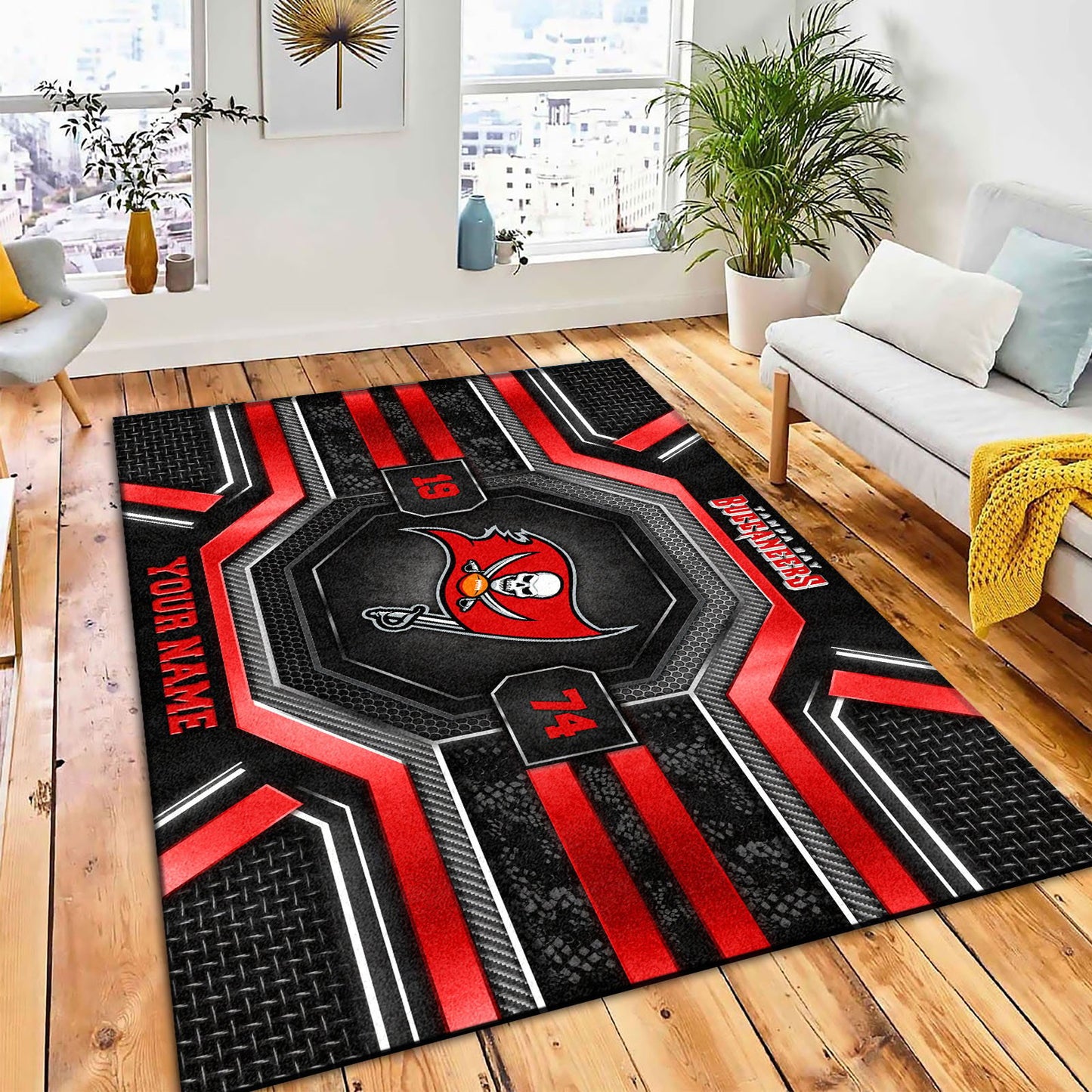 TB x NFL Custom Rug DatND DVT