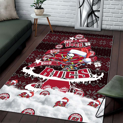 TBB NFL Chrismas Carpet Rug DDT NTL