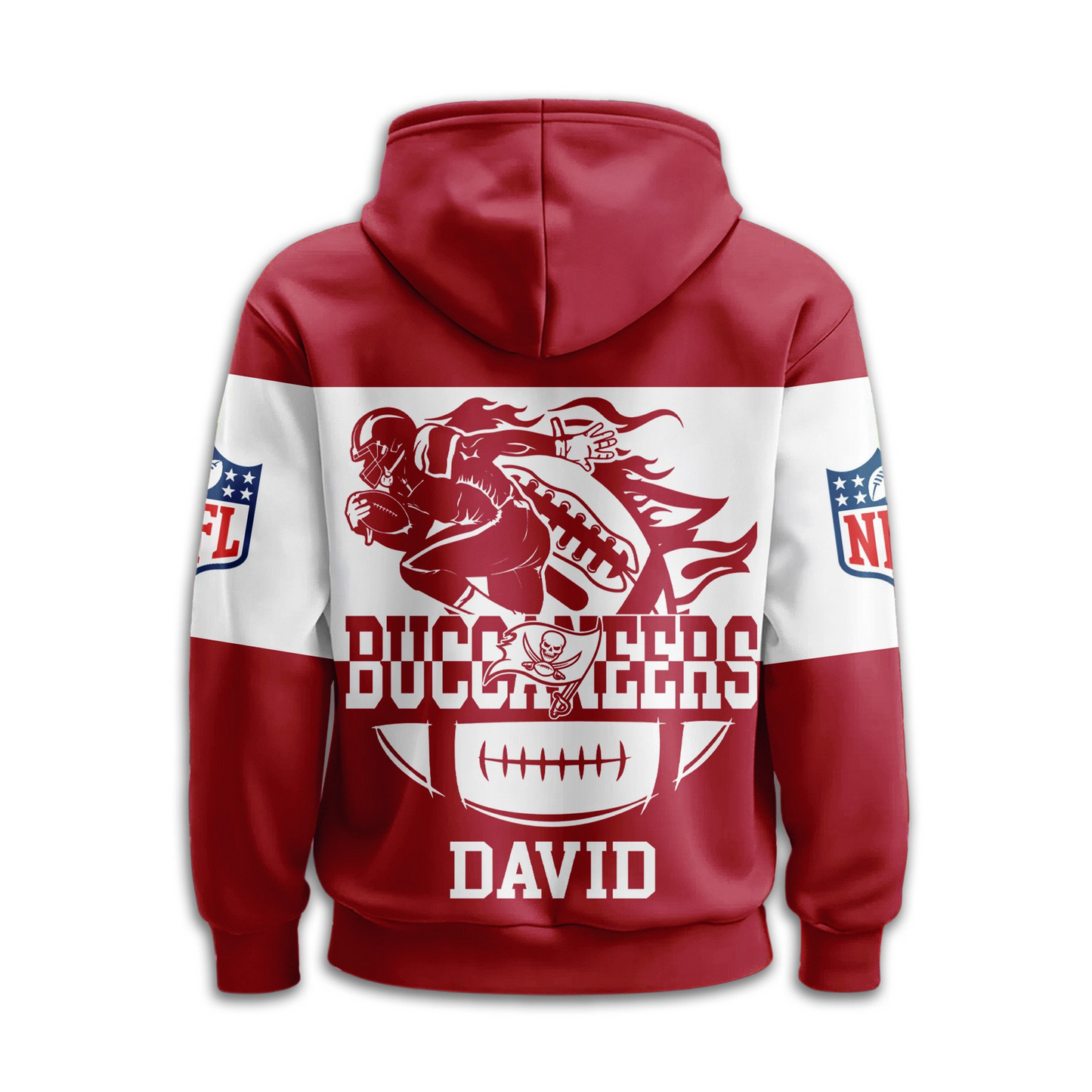 TBB Premium NFL Touchdown Spirit Personalized Hoodie DDT CTND