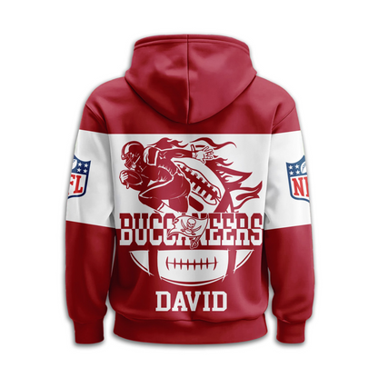 TBB Premium NFL Touchdown Spirit Personalized Hoodie DDT CTND