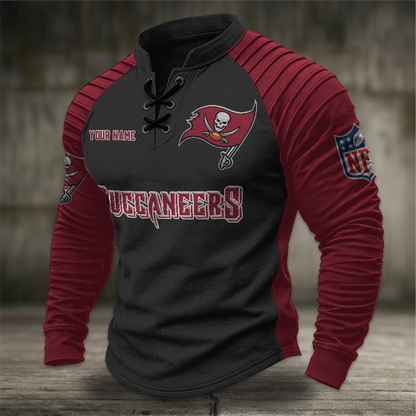 TBB x NFL Men Stand Collar Long Sleeve Top DDT  CTND