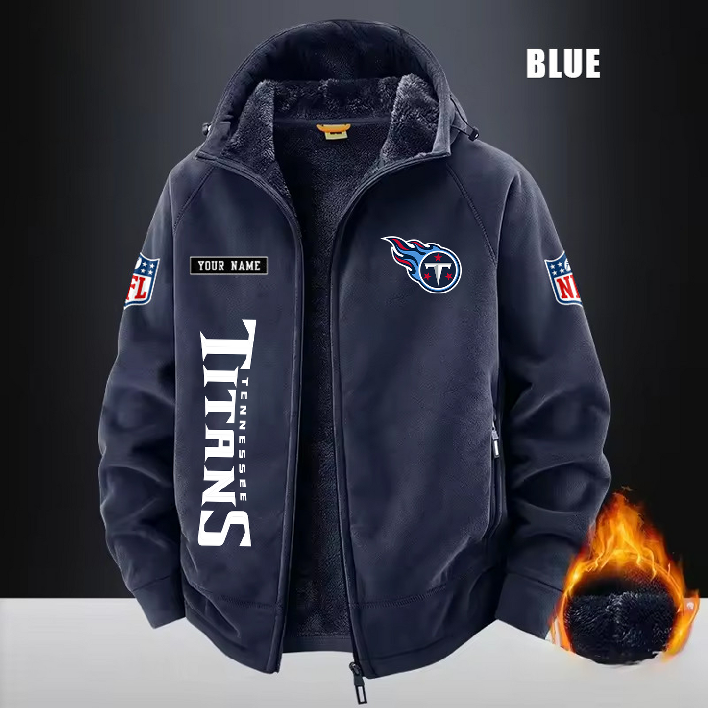 TEN x NFL 3D Half-zip Hoodie DATND TANTD