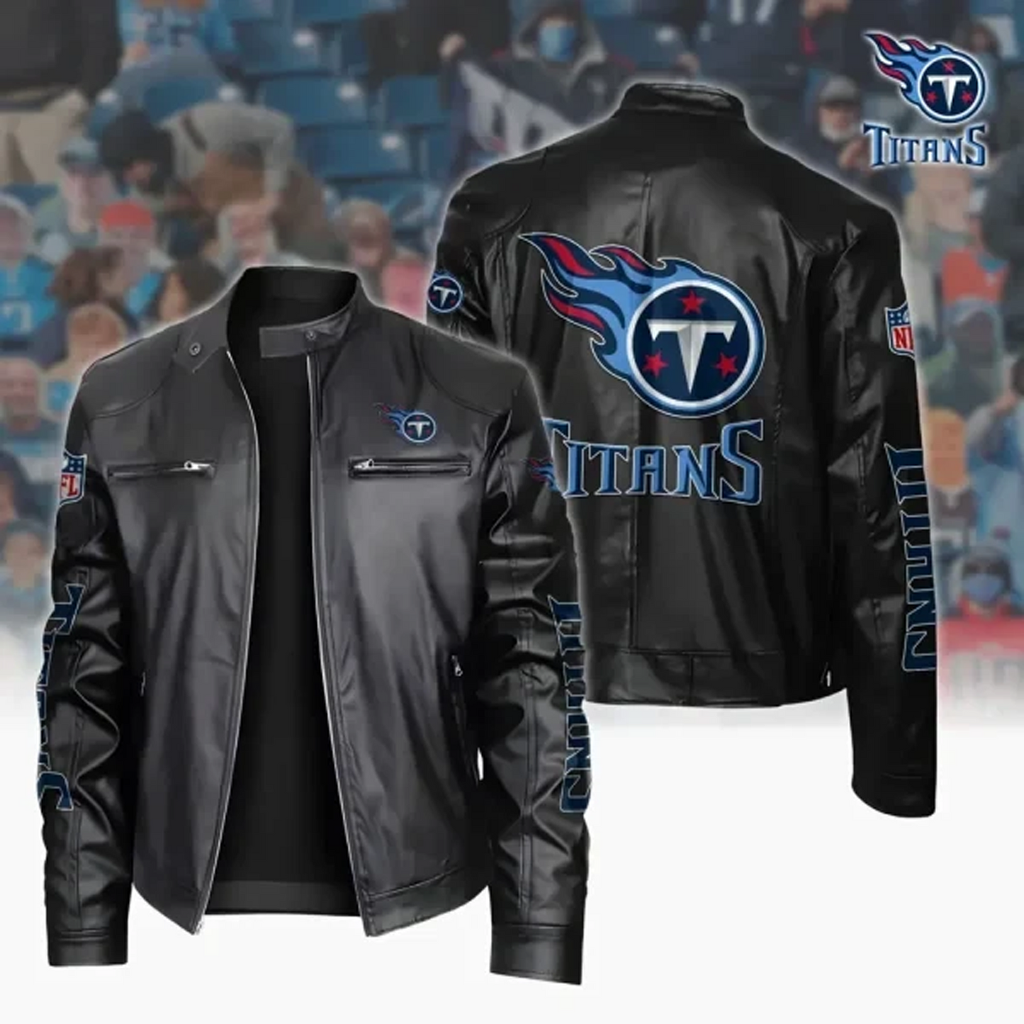 TEN x NFL Sport Leather Jacket DATND TANTD